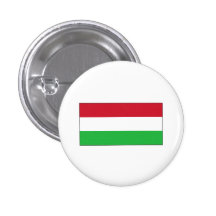 Hungary FLAG International Pinback Button