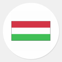 Hungary FLAG International Stickers