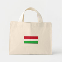 Hungary FLAG International Tote Bags