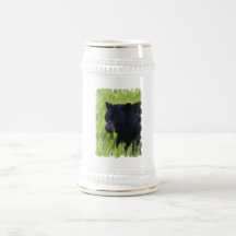 Hungry Black Bear Beer Stein Coffee Mugs