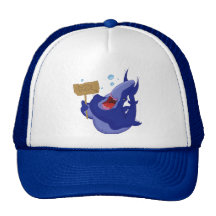 Hungry Blue Shark Hat