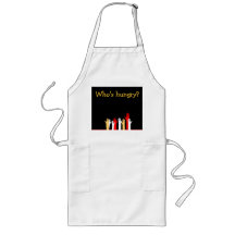Hungry crowd aprons