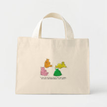 Hungry Hippos! - Tiny Tote Tote Bags