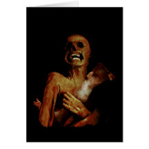 Hungry Hungry Zombie Greeting Cards