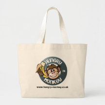 Hungry Monkey Tote Bag