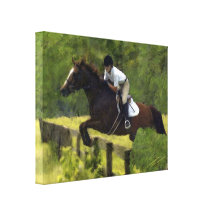 Hunter-Jumper Afield Canvas Print