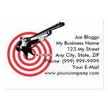 Hunter shooter aiming shotgun rifle business card