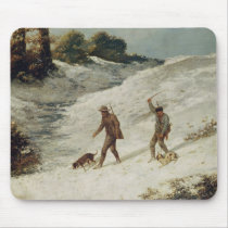 Hunters in the Snow or The Poachers mousepads