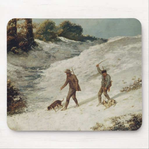 Hunters in the Snow or The Poachers Mousepads