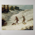 Hunters in the Snow or The Poachers Posters