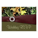Hunting Camo RSVP Wedding Cards Announcements