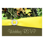 Hunting Camo RSVP Wedding Cards Personalised Invitation