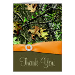 Hunting Camo Wedding Thank You Cards