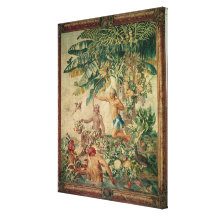 Hunting, from the 'Tenture des Nouvelles Gallery Wrapped Canvas