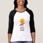 Hunting Rifle Camo Chick Raglan Tee