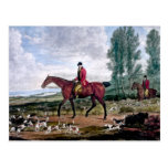 Huntsman to his majestys harriers postcards