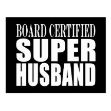 Husbands Anniversaries Birthdays : Super Husband Post Cards