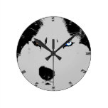 Husky Clock Wolf Husky Sled Dog Wall Clock