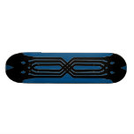 Hybrid Black (Blue) Skateboard Deck