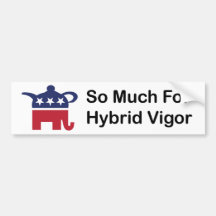 Hybrid Vigour Bumper Sticker