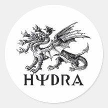 Hydra Round Stickers