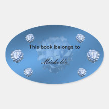 Hydrangea book plate sticker