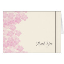 Hydrangea Collection Thank You Note Cards