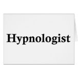Hypnologist Greeting Card