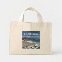 Hypnotic Pacific; Mexico Souvenir Tote Bag