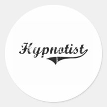 Hypnotist Professional Job Round Stickers