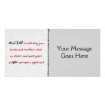 Hypocritical Breeders Personalized Photo Card