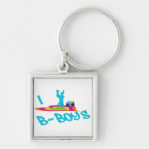I <3 B-Boys Keychain