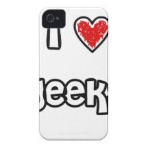 I <3 Geeks iPhone 4 Cover