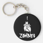 I <3 Zombies Key Chain