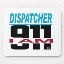 I Am 911 logo stuff for Fire, EMS, Dispatch! Mouse Pad