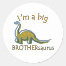 I am a big brothersaurus solo sticker