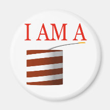 I Am A Firecracker Refrigerator Magnets
