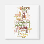I AM Affirmations Fridge Magnet