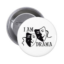 I am drama black buttons
