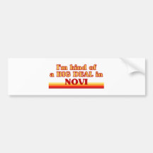 I am kind of a BIG DEAL in Novi Bumper Stickers