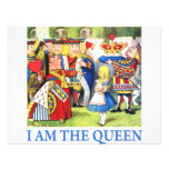 I AM THE QUEEN OF WONDERLAND PERSONALISED ANNOUNCEMENTS