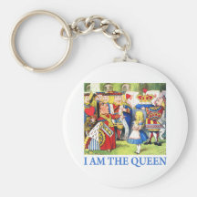 I AM THE QUEEN OF WONDERLAND KEY CHAIN