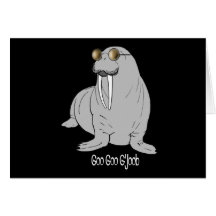 I am the Walrus Greeting Card