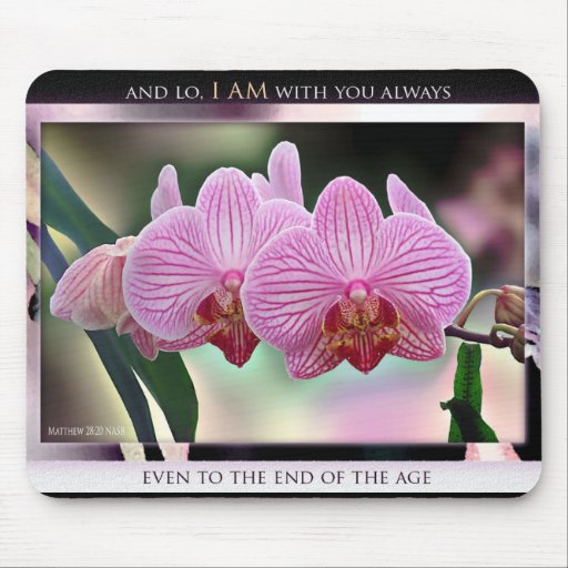 I Am With You Always mousepad