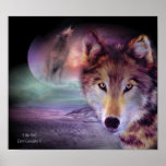 I Am Wolf Art Poster/Print