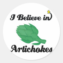 i believe in artichokes sticker