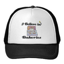 i believe in bakeries trucker hat