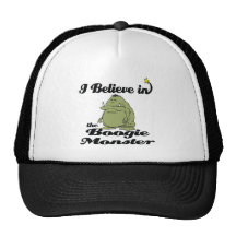 i believe in boogie monster mesh hat