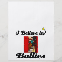 i believe in bullies full colour flyer