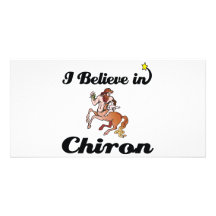i believe in chiron photo card template